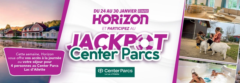 JACKPOT CENTER PARCS JANV 26