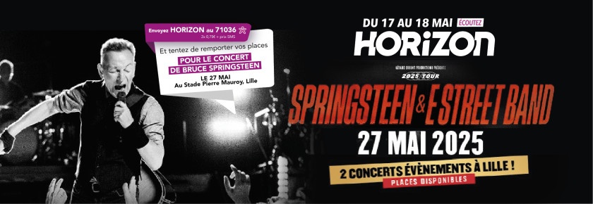 Tentez de gagner vos places pour le concert de Bruce Springsteen !