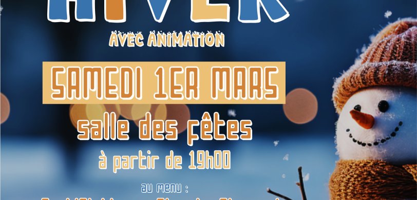 REPAS D'HIVER AVEC ANIMATIONS