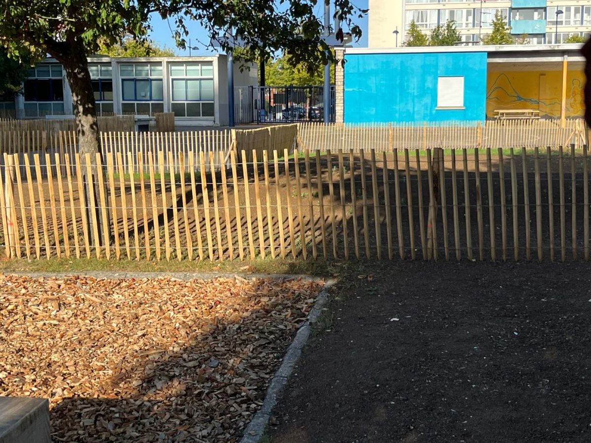 Des espaces verts à l'école voltaire à Arras
