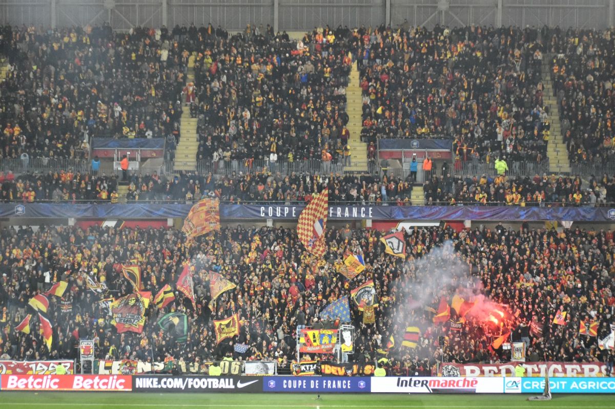 Tribune Marek au stade Bollaert de Lens