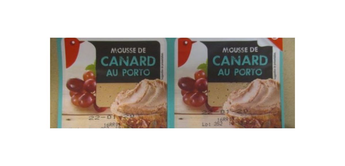 Auchan rappelle une mousse de canard pour un risque de contamination à la listeria 