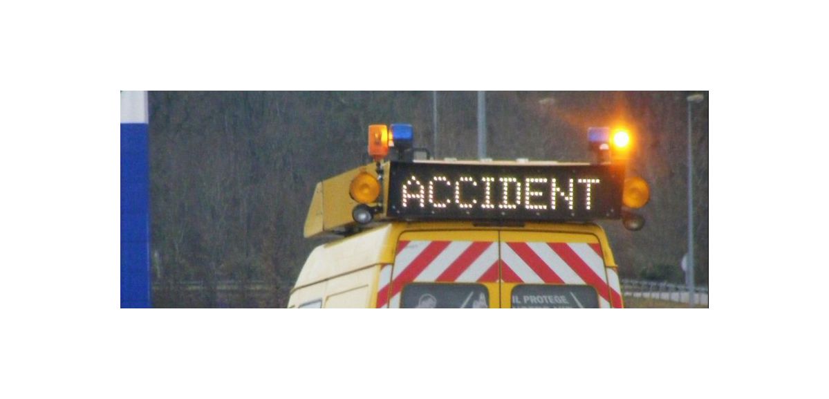 A 26 coupée et 5 blessés dans une collision entre 3 voitures près de Lillers