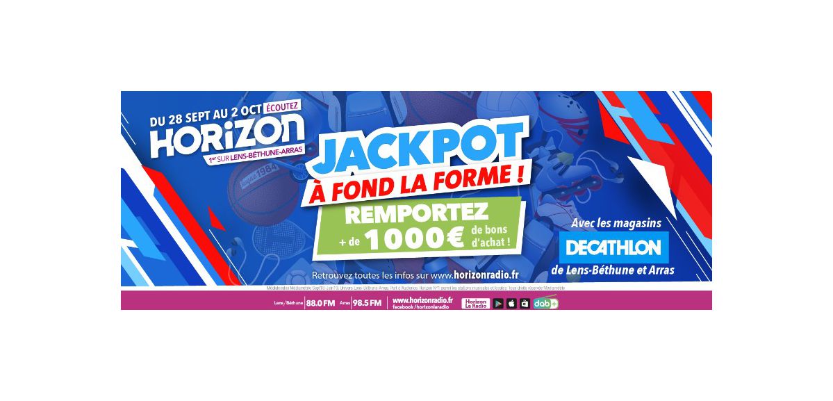 Participez au Jackpot A Fond la Forme avec les magasins DECATHLON !