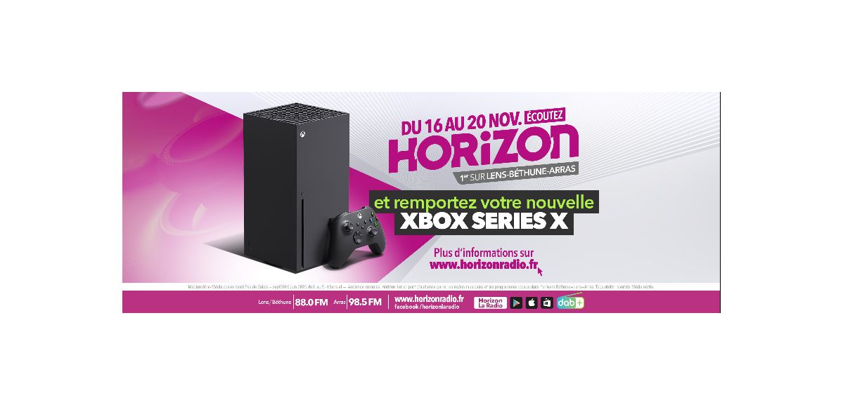 Remportez votre toute nouvelle XBOX SERIES X sur Horizon !