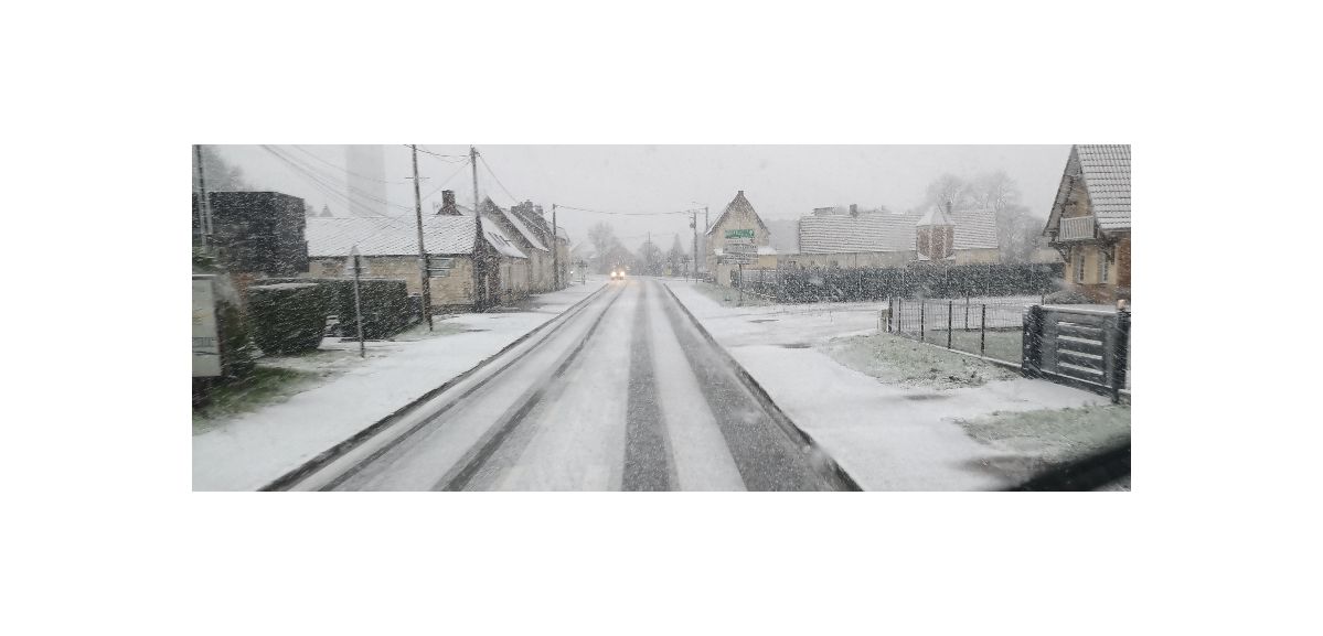 Neige et sols glissants ce lundi matin dans l'Artois 