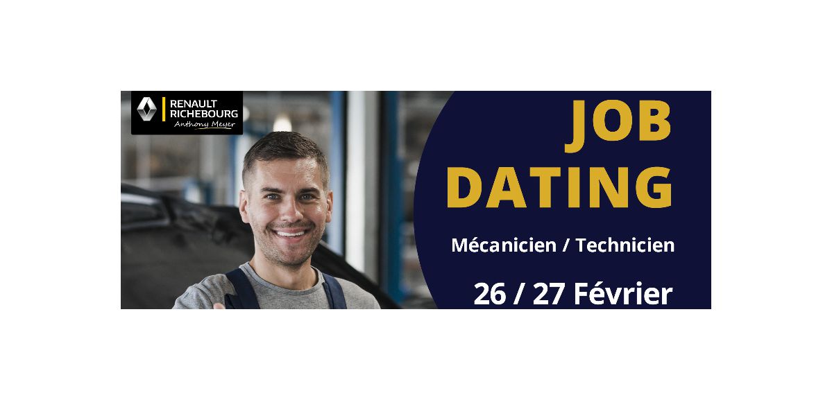 Job dating mécanicien/technicien à Richebourg