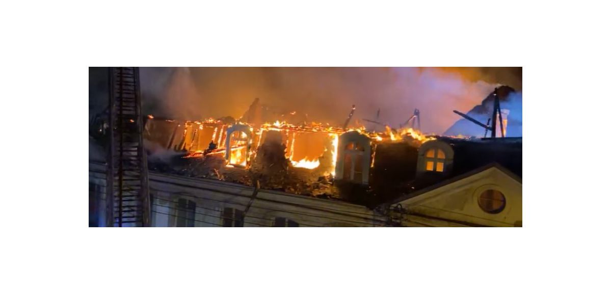 Un spectaculaire incendie a ravagé le centre-ville de Saint-Omer