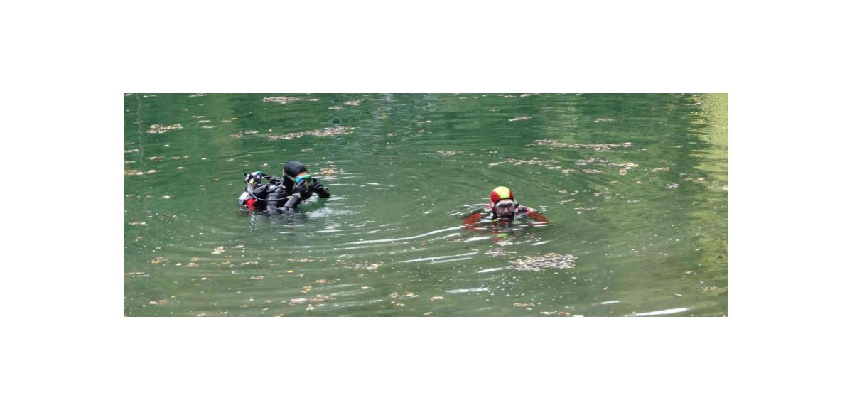 Après la découverture d’un véhicule vide d’occupant, les plongeurs recherchent une personne à Pont-à-Vendin