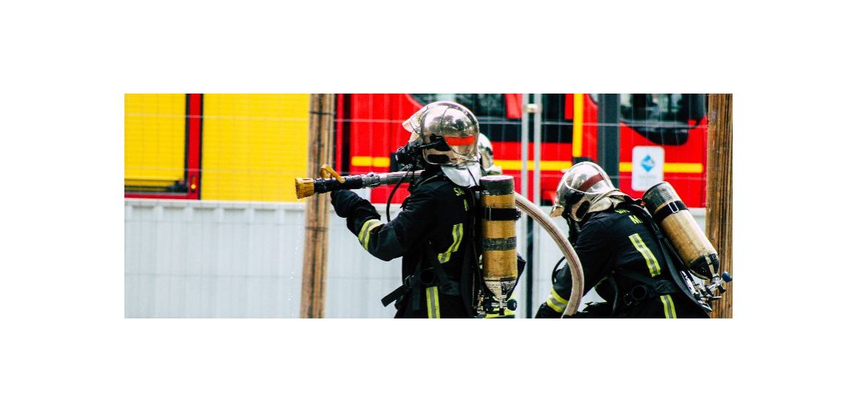 Intervention des pompiers pour un incendie dans une habitation à Lestrem