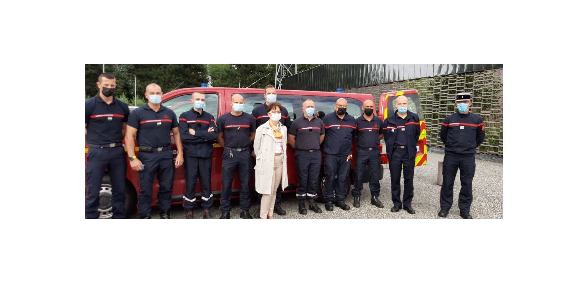 Mobilisation des pompiers du Nord et du Pas-de-Calais pour lutter contre les incendies dans le Sud de la France