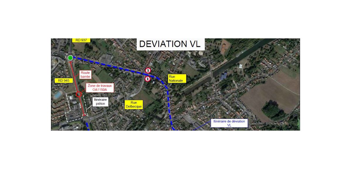 Beuvry : la fin des travaux est reportée d’un mois sur la route départementale près de l’hôpital