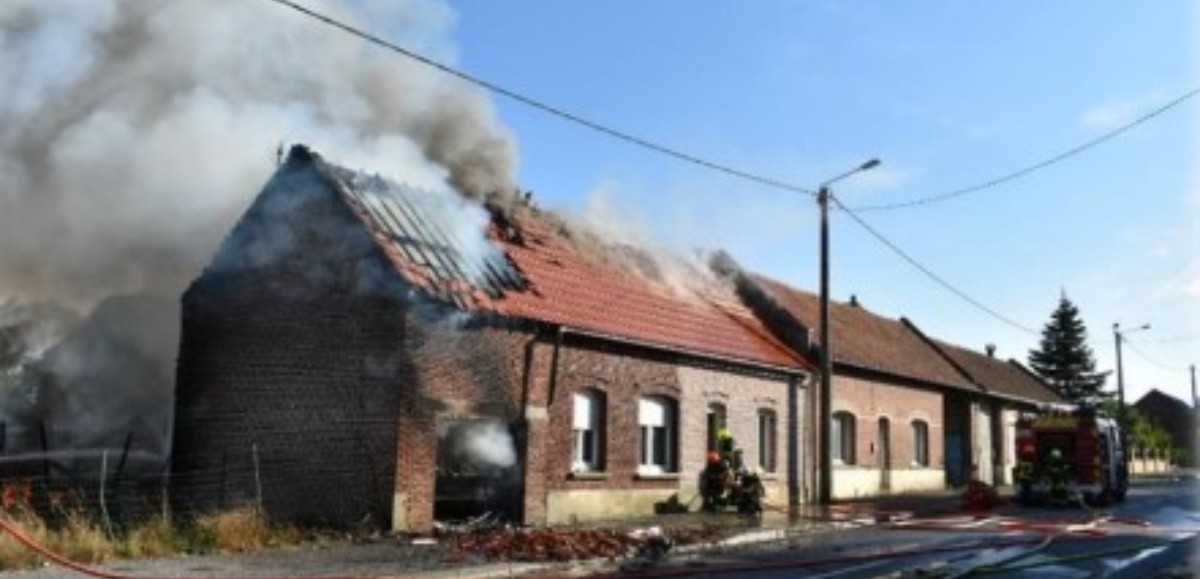 Près d'Arras, un homme brûlé après un départ de feu dans son garage