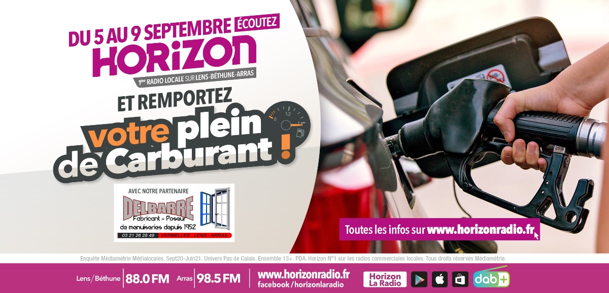 Du 5 au 9 Septembre, Horizon vous offre votre plein de carburant !