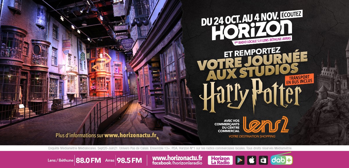 Du 24 Octobre au 4 Novembre, Horizon vous emmène visiter les Studios Harry Potter ! 