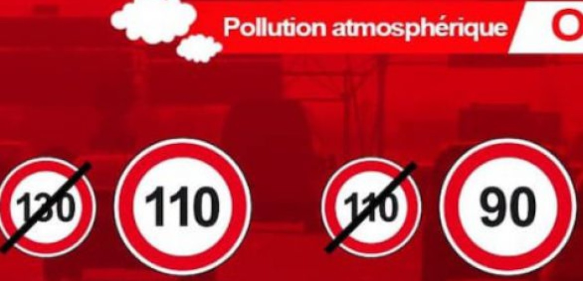 Pic de pollution : la vitesse est réduite de 20 km/h dans le Nord et le Pas-de-Calais
