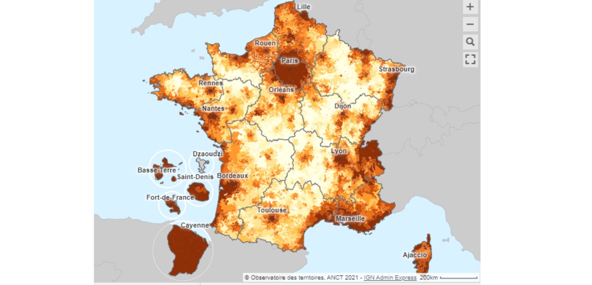 Retrouvez votre commune sur la carte interactive des loyers en France  