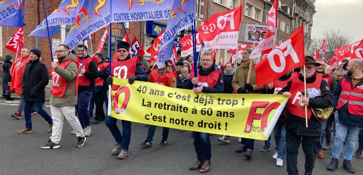 Réforme des retraites « plus de manifestants que le 19 janvier » à Arras 