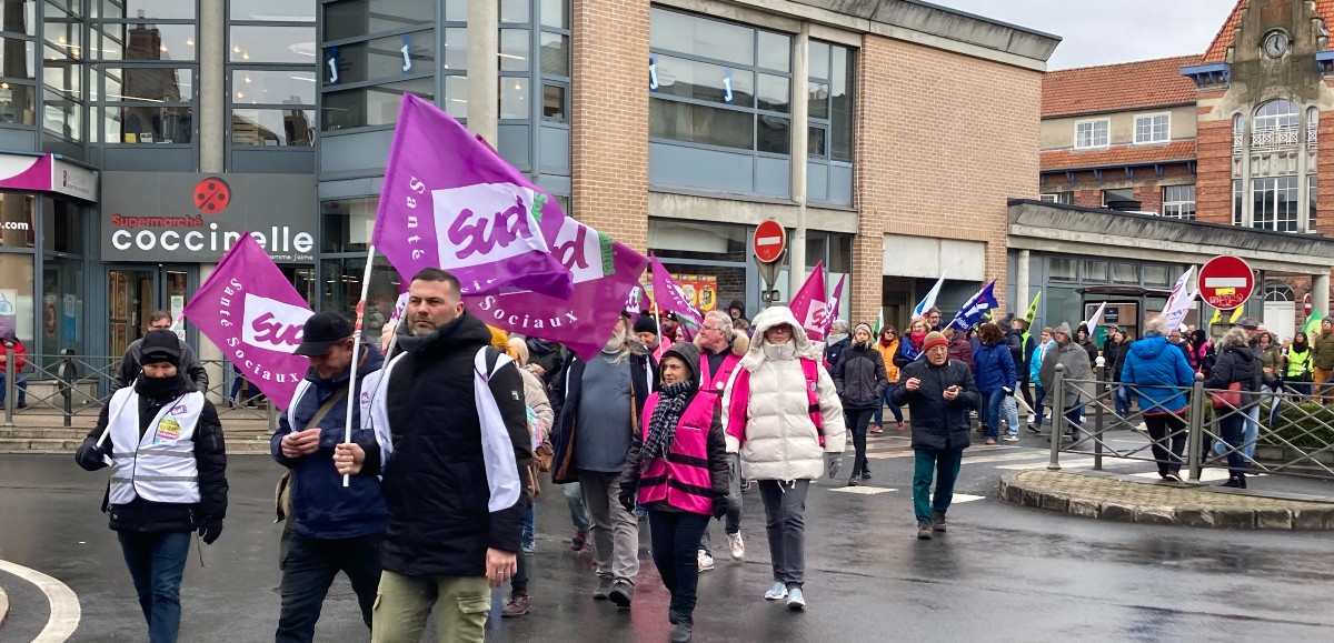 Grève : le point sur les rassemblements et les blocages à la mi-journée dans l’Artois