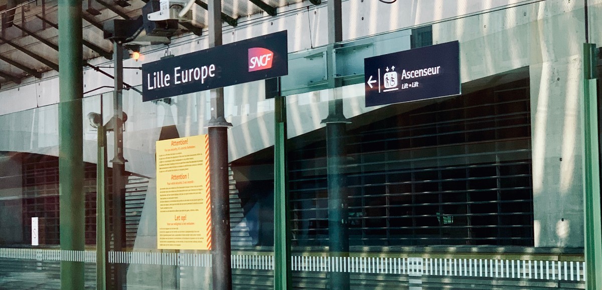 Gare de Lille-Europe : un obus découvert… dans le bagage d’un voyageur