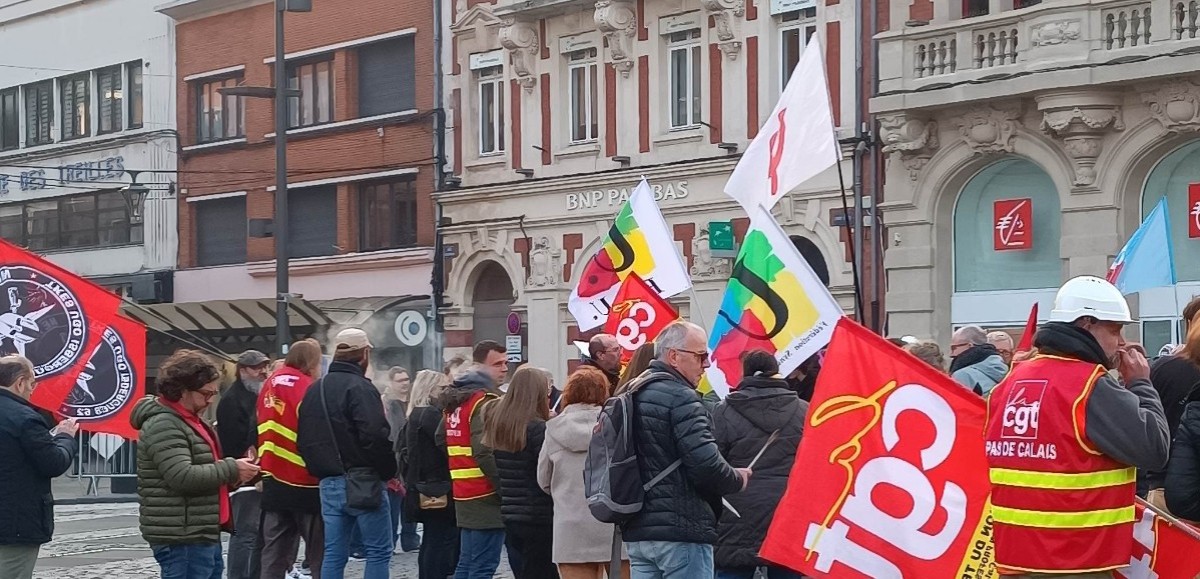 Artois : Plusieurs milliers de manifestants dans la rue contre la réforme des retraites