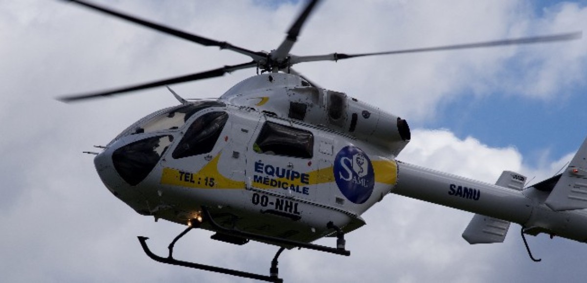 Un trentenaire héliporté après un accident de moto sur les routes du Pas-de-Calais