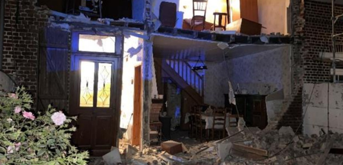 Une maison explose près de Saint-Omer, 39 pompiers mobilisés
