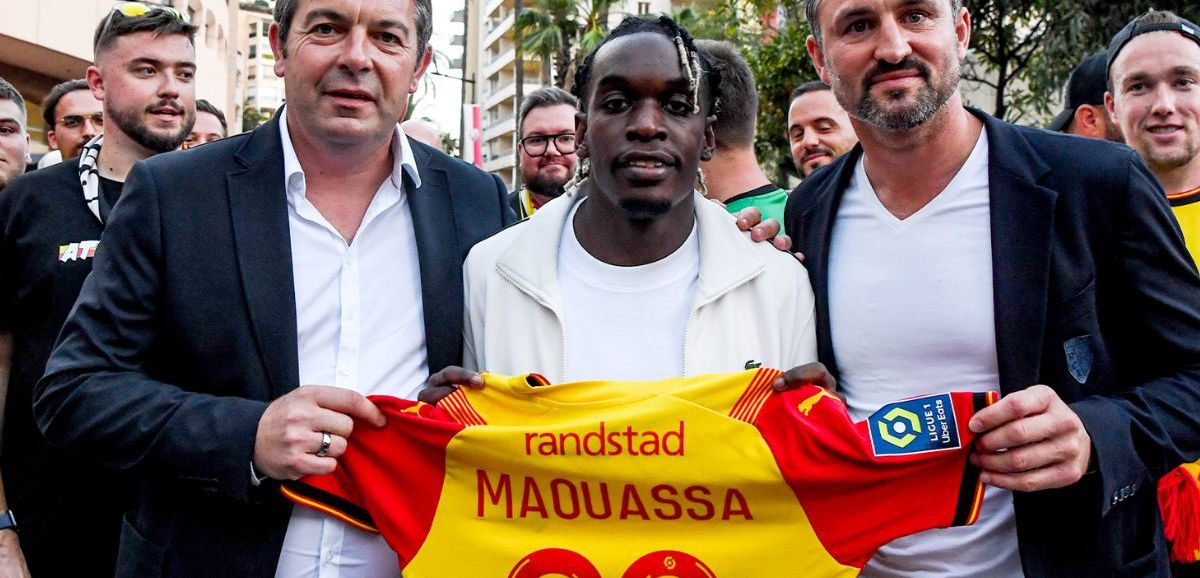[Officiel] Faitout Maouassa prêté au RC Lens et présenté devant le stade Louis II !