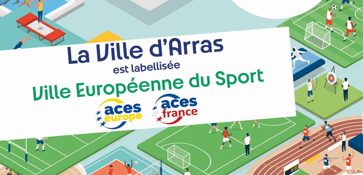 La ville d'Arras labellisée ville européenne du sport 
