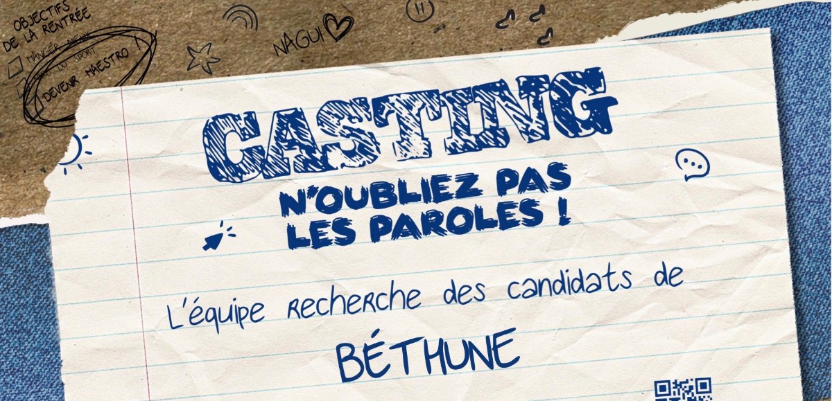 Après Hénin-Beaumont, l’émission « N’oubliez pas les paroles » recherche des candidats à Béthune et Liévin 