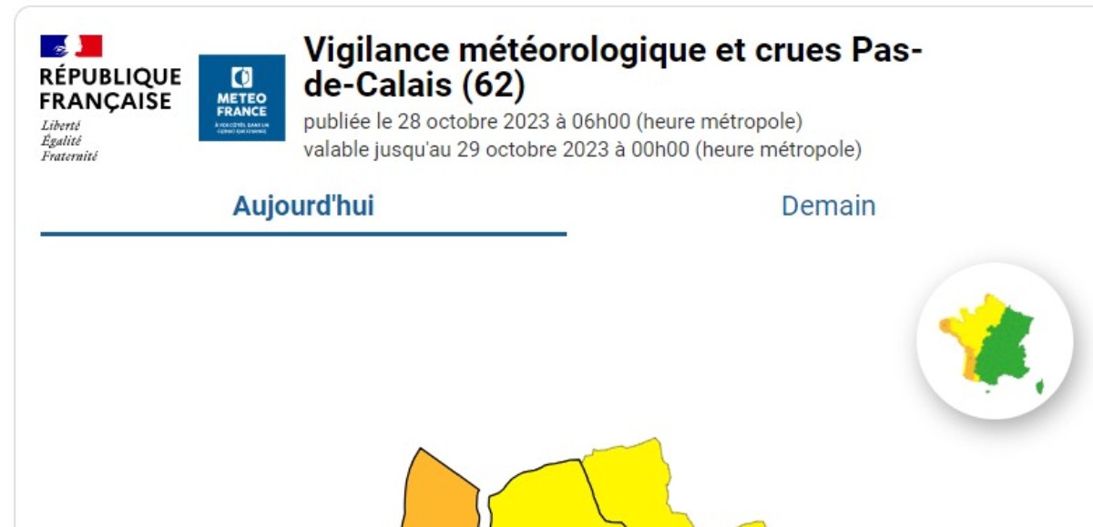 « Des risques de tornades dans le Pas-de-Calais » selon Météo-France  