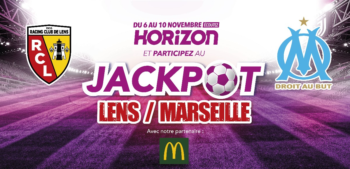 Du 6 au 10 novembre, remportez vos places pour le match Lens / OM sur Horizon !