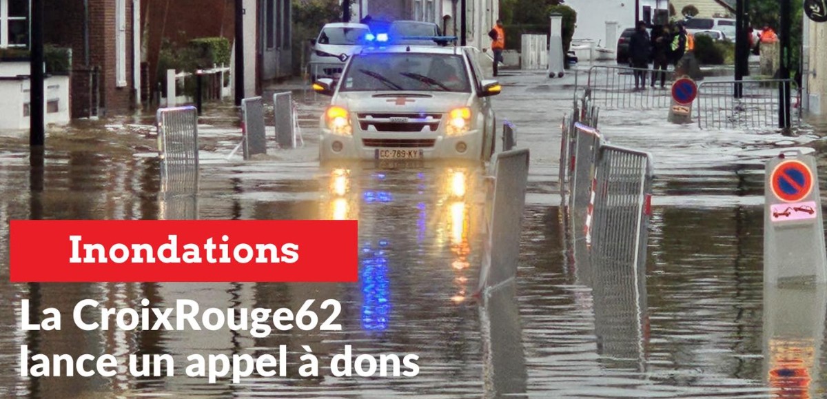 La Croix Rouge appelle aux dons pour les sinistrés des inondations dans le Pas-de-Calais