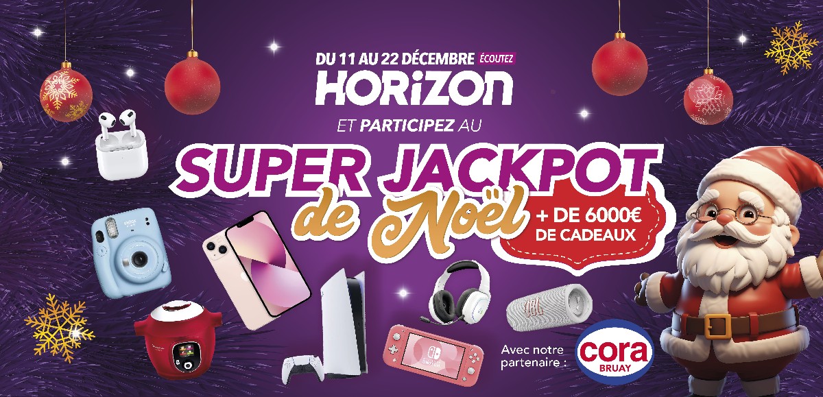 Du 11 au 22 décembre, le Super Jackpot de Noël fait son grand retour sur HORIZON !