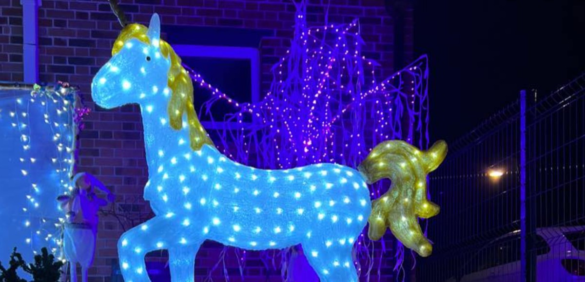 Une famille de Marles-les-Mines fait vivre la magie de Noël en décorant avec passion leur maison 
