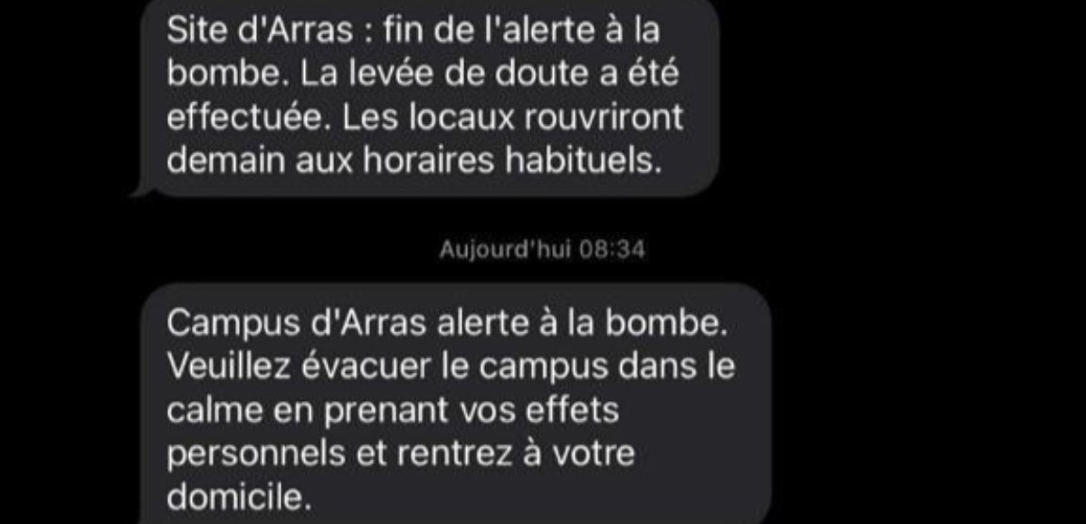 L’Université d’Artois à Arras une nouvelle fois évacuée après une alerte à la bombe