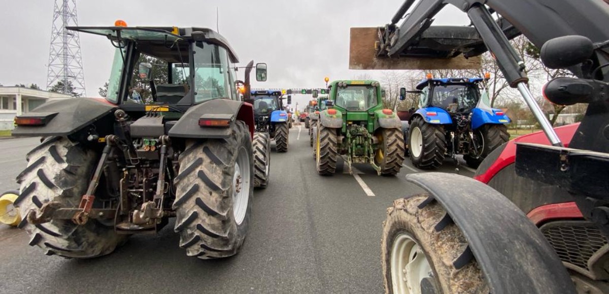 Les agriculteurs du Nord et du Pas-de-Calais participent au blocage de Paris