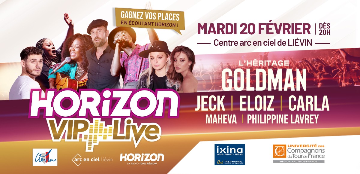 Tentez de remporter vos billets pour le concert Horizon VIP Live, le 20 février à Liévin ! 