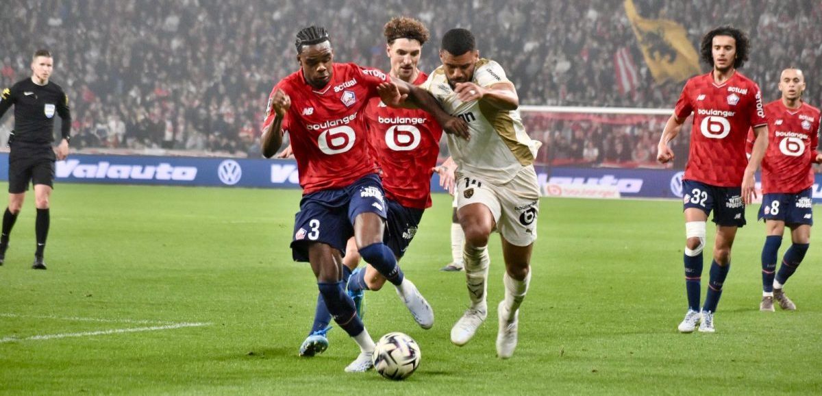 « Centre de Matthieu Udol... », quand le CM de Lille chambre Udol et les Lensois après le derby