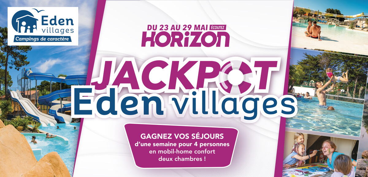 Du 23 au 29 mai, gagnez votre séjour dans l'un des camping Eden ...