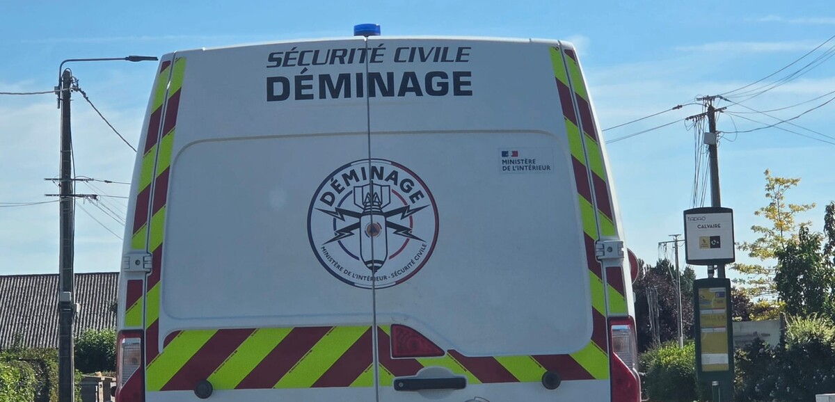 Près d'Arras. Un obus découvert par des enfants, les démineurs appelés